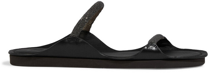Brunello Cucinelli Black Women's Sandals | Shop the world's 