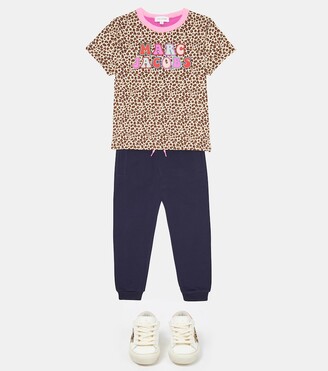Leopard Print Sneakers in Multicoloured - Marc Jacobs Kids
