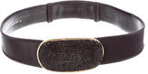 Thumbnail for your product : Judith Leiber Embellished Satin Waist Belt