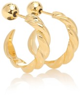 Thumbnail for your product : Sophie Buhai Small Rope 18kt gold vermeil hoop earrings
