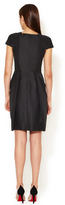 Thumbnail for your product : Calvin Klein Piet Silk Square Neck A-Line Dress