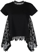 Thumbnail for your product : Sacai star cut-out back panel T-shirt