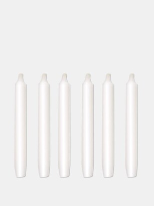 Cire Trudon Madeleine Set Of Six Tapered Candles - White