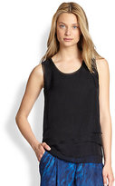 Thumbnail for your product : Elie Tahari Layered Silk Tank