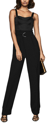 black jumpsuit reiss