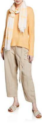 Eileen Fisher Petite Tencel® Linen Tie-Waist Lantern Pants