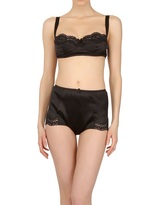 Thumbnail for your product : Dolce & Gabbana Stretch Silk Satin And Lace Push Up Bra