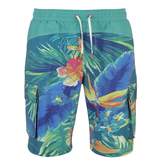 Thumbnail for your product : Soul Cal SoulCal Mens Cargo Board Shorts Beach Pants Boardshorts Mesh Print Drawstring
