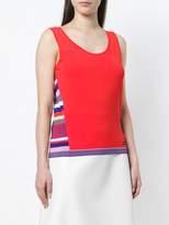 Thumbnail for your product : Ferragamo striped-back top