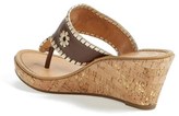 Thumbnail for your product : Jack Rogers 'Marbella' Leather Wedge Sandal