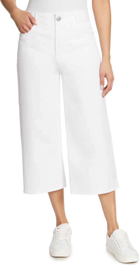 Gloria Vanderbilt Women’s High Rise Slender Series Tummy Sculpt Culottes Jeans, 23″ Inseam
