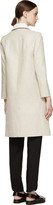Thumbnail for your product : Carven Beige Linen & Gingham Coat