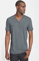 Thumbnail for your product : John Varvatos Slim Fit Stripe Henley T-Shirt