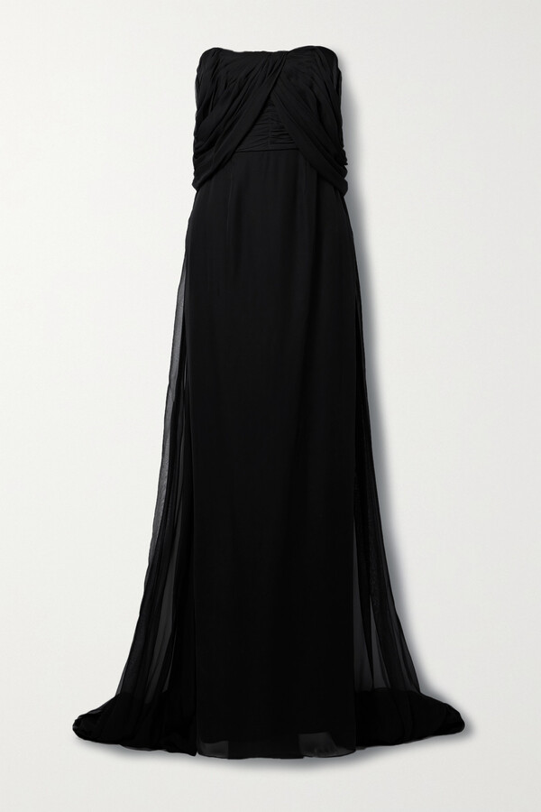 ILA Kate Strapless Gown in Black