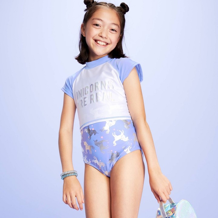 unicorn kids swimsuit