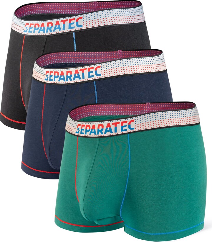 Separatec Men's Boxers Single-Sided Moisture Transported Quick Dry ...