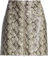 Thumbnail for your product : Blank NYC Faux Leather Snakeskin Miniskirt