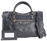 Thumbnail for your product : Balenciaga grey leather 'Giant City' convertible shoulder bag