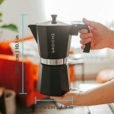 Thumbnail for your product : Grosche Milano Stovetop 12 Cup Espresso Maker, Black