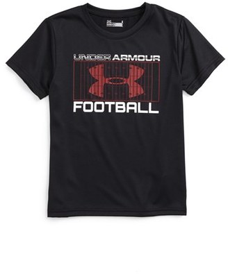 Under Armour Boy's Football Graphic Heatgear T-Shirt