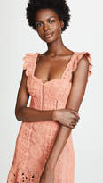 Thumbnail for your product : Jonathan Simkhai Macrame Ruffle Bustier Dress
