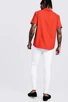 Thumbnail for your product : boohoo Relaxed Fit Revere Shirt In Short Sleeve