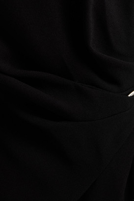 Jonathan Simkhai Ring-embellished Ruched Crepe Mini Dress