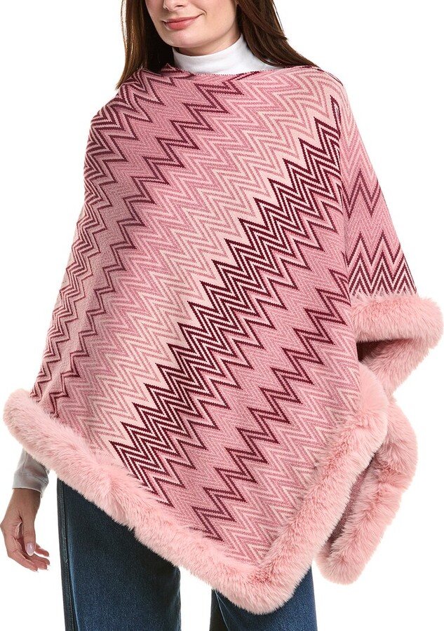 La Fiorentina Zig-Zag Poncho