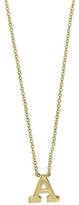 Thumbnail for your product : Effy 14K Yellow Gold Large Initial Necklace