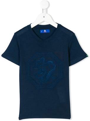 Stefano Ricci Kids dragon embroidered T-shirt