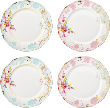 Grace's Tea Ware Jardin D'oiseaux 10.5" Dinner Plate