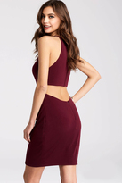 Thumbnail for your product : Jovani JVN43008 Fitted Halter Cocktail Dress