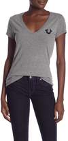 Thumbnail for your product : True Religion Sparkly Graphic Logo V-Neck T-Shirt
