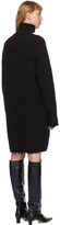 Thumbnail for your product : DRAE Black Alpaca Turtleneck Pullover Dress