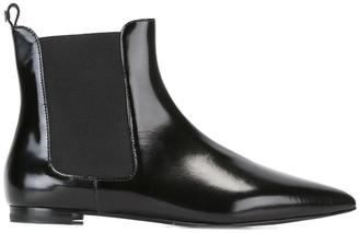 Twin-Set pointed chelsea boots
