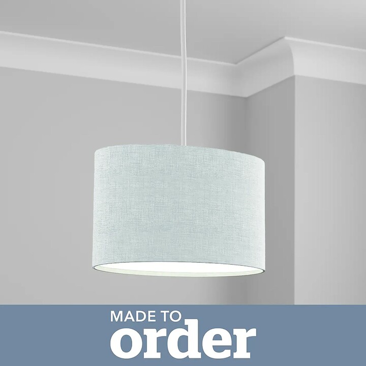 Dunelm Made To Order Oval Shade Green ShopStyle