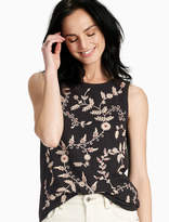 Thumbnail for your product : Lucky Brand Embroidered Tank