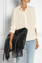 Thumbnail for your product : Miu Miu Fringed leather shoulder bag