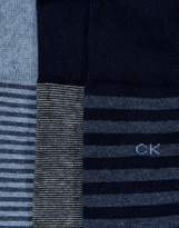 Thumbnail for your product : Calvin Klein Socks In 3 Pack Gift Set In Stripe