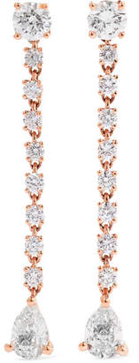 Anita Ko Rope 18-karat Rose Gold Diamond Earrings