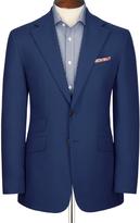Thumbnail for your product : Charles Tyrwhitt Cobalt blue Wentworth basket weave Slim fit suit