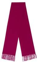 Thumbnail for your product : Loro Piana Cashmere Fringe Scarf Magenta Cashmere Fringe Scarf