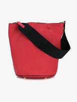 Marni Red Bucket leather shoulder bag