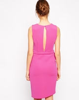 Thumbnail for your product : ASOS Premium Peplum Asymmetric Dress