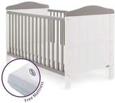 Thumbnail for your product : O Baby Obaby Whitby Cot Bed And Free Mattress