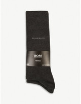 Thumbnail for your product : HUGO BOSS Pack of two plain socks
