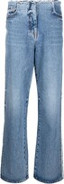 Thumbnail for your product : MSGM Distressed Wide-Leg Jeans