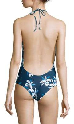 Mikoh Swimwear Hinano One-Piece Floral-Print Swimsuit