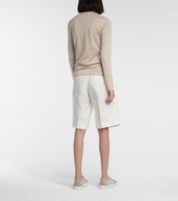 Thumbnail for your product : Brunello Cucinelli V-neck cashmere and silk sweater