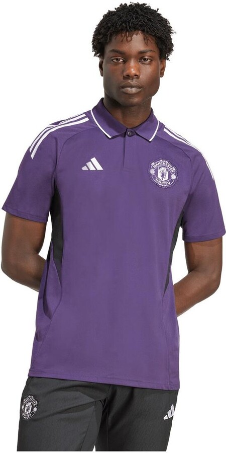 Adidas Men's Purple Manchester United 2025/26 Training Polo Shirt